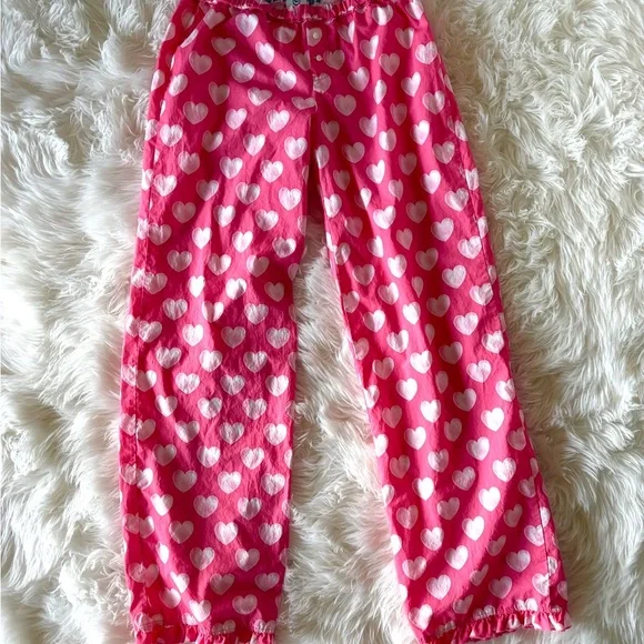 Victoria’s Secret Pink Heart Pajama Pants - Picture 2 of 3